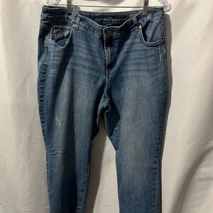 Style & Co Boyfriend Fit Classic Blue Women's Jeans